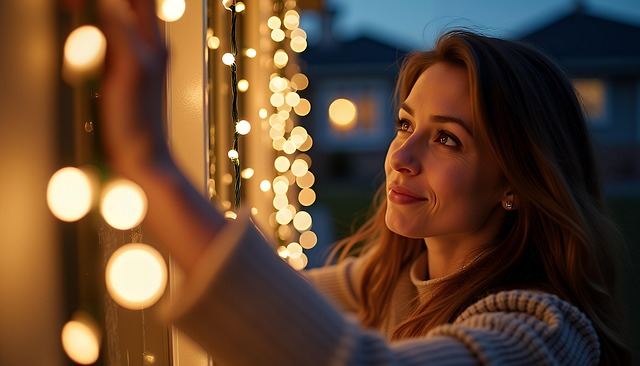 Ai Generado, Navidad, Mujer, Decoración