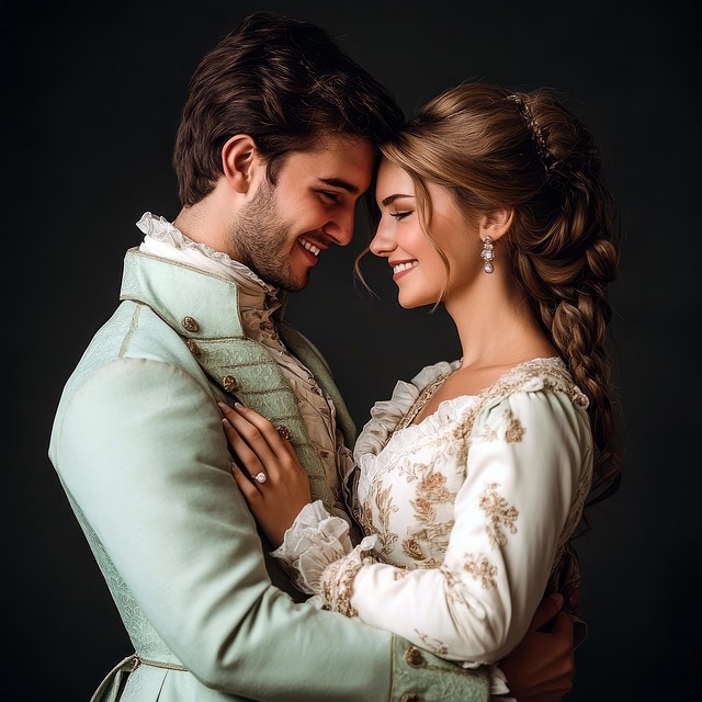 Free ai generated couple love illustration