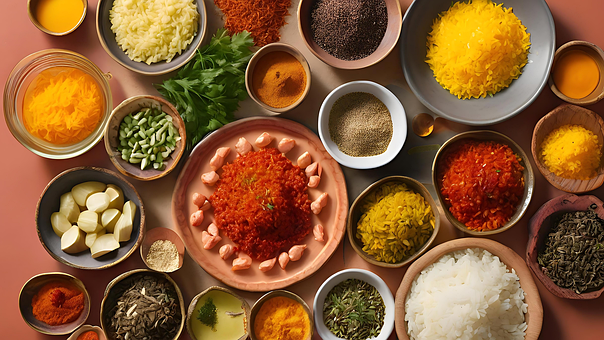 Free Comfort Food Indian Cuisine illustration and picture