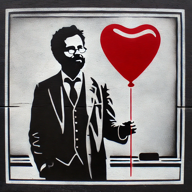 Ai Generiert, Professor, Herzballon