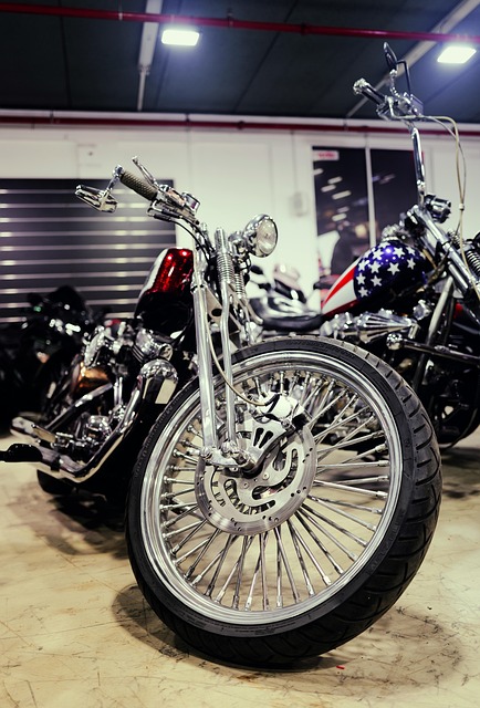 Usa, Amerika, Cykel, Motorcykel, Årgang