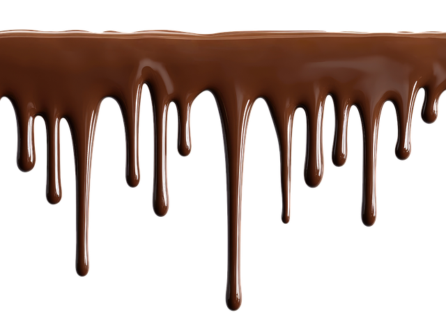 Free ai generated chocolate dripping illustration