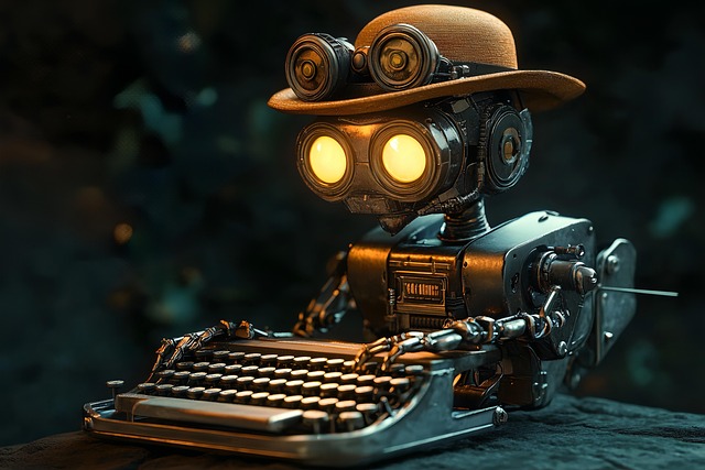 Download free HD stock image of Ai Genrerated Robot Free ai genrerated robot typewriter illustration