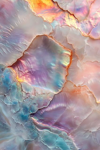 Free ai generated pearl iridescent illustration