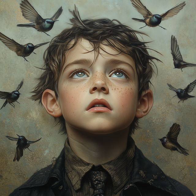 Free Ai Generated Boy illustration and picture