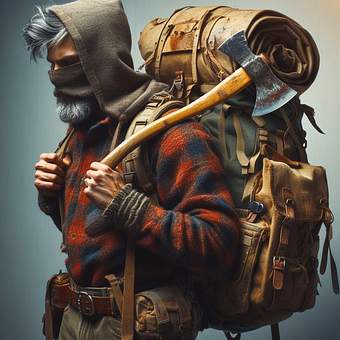 Skovhugger, Økse, Mand, Hatchet, Arbejde