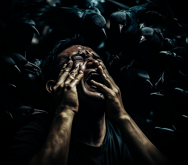 Free ai generated psychosis depression illustration