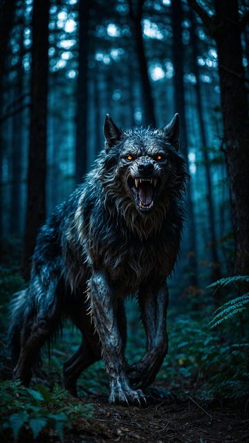 Free werewolf wolf fantasy illustration