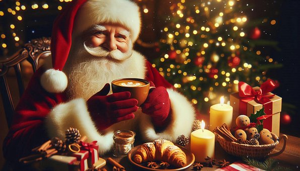 Free Ai Generated Santa Claus illustration and picture