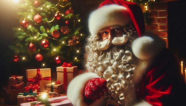 Free Santa Claus Christmas illustration and picture