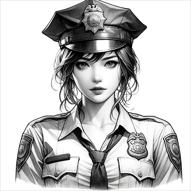 Free police cop officer illustration