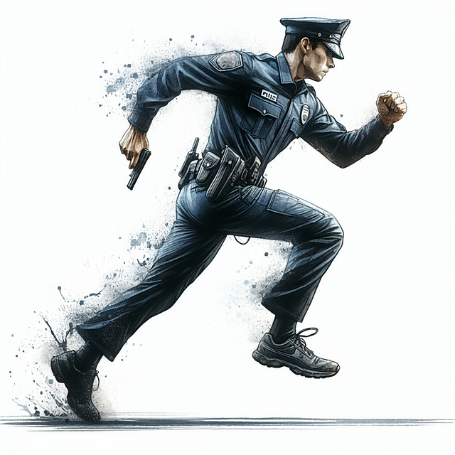 Polizei, Polizist, Offizier, Uniform