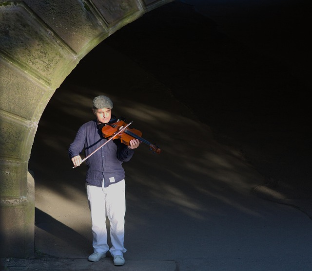 Free Street Musician Violin Player photo and picture