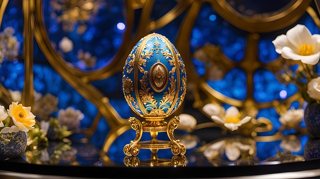 Free ai generated faberge egg illustration