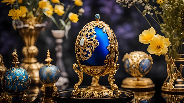 Free ai generated faberge egg illustration