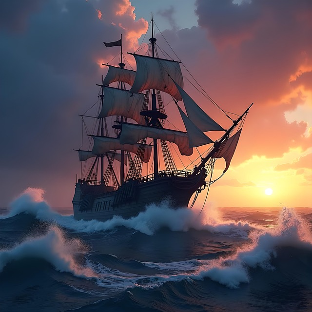 Free galleon ship boat illustration
