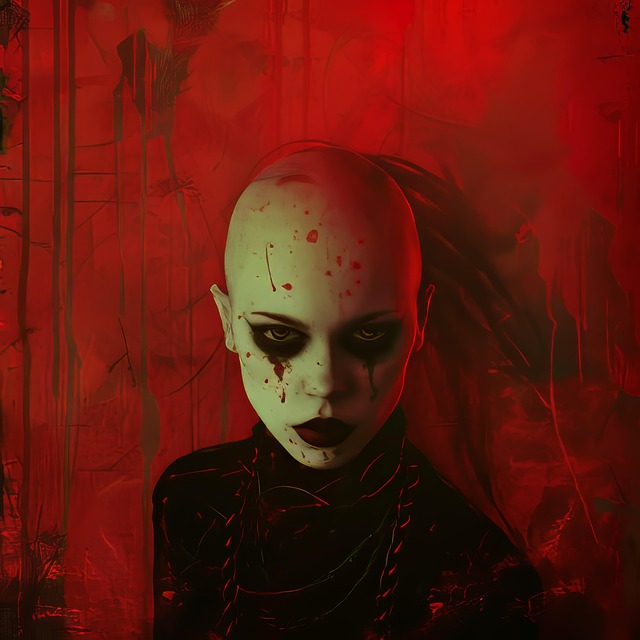 Free ai generated grunge dark illustration