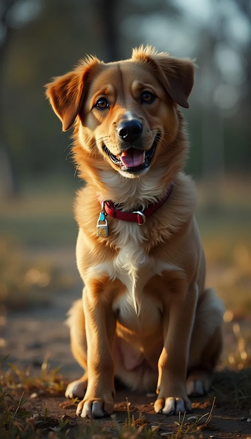 Free ai generated dog pet illustration