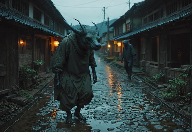 Free ai generated bull mythical illustration