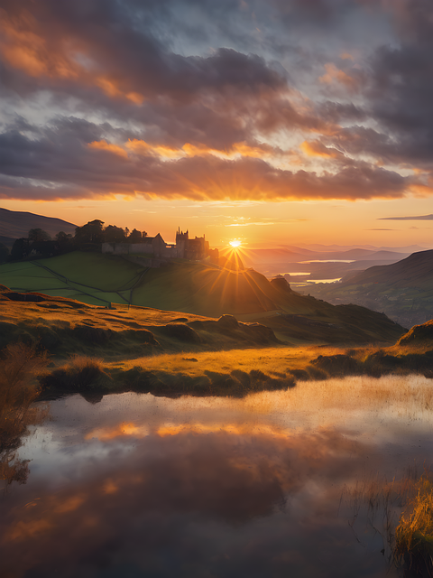 Download free HD stock image of Scotland Highlands Free scotland highlands nature illustration