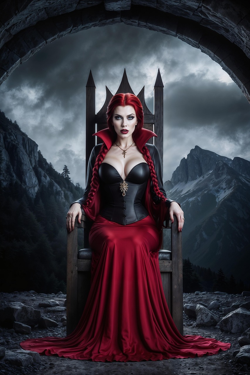 Download free HD stock image of Ai Generated Vampire Free ai generated vampire fantasy illustration