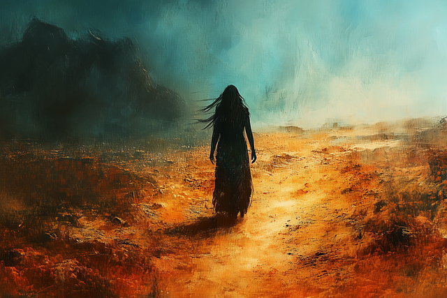 Free ai generated mot god of death illustration