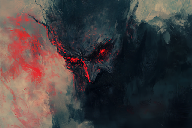 Free ai generated mot god of death illustration