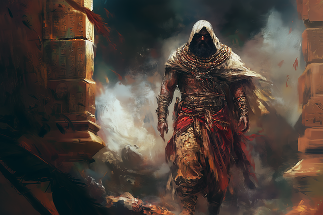 Free ai generated mot god of death illustration