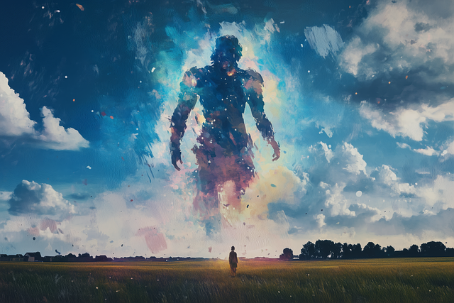 Free ai generated mot god of death illustration