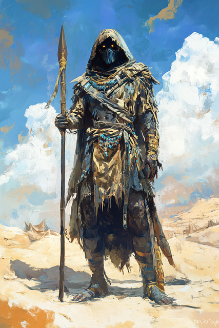 Free ai generated mot god of death illustration