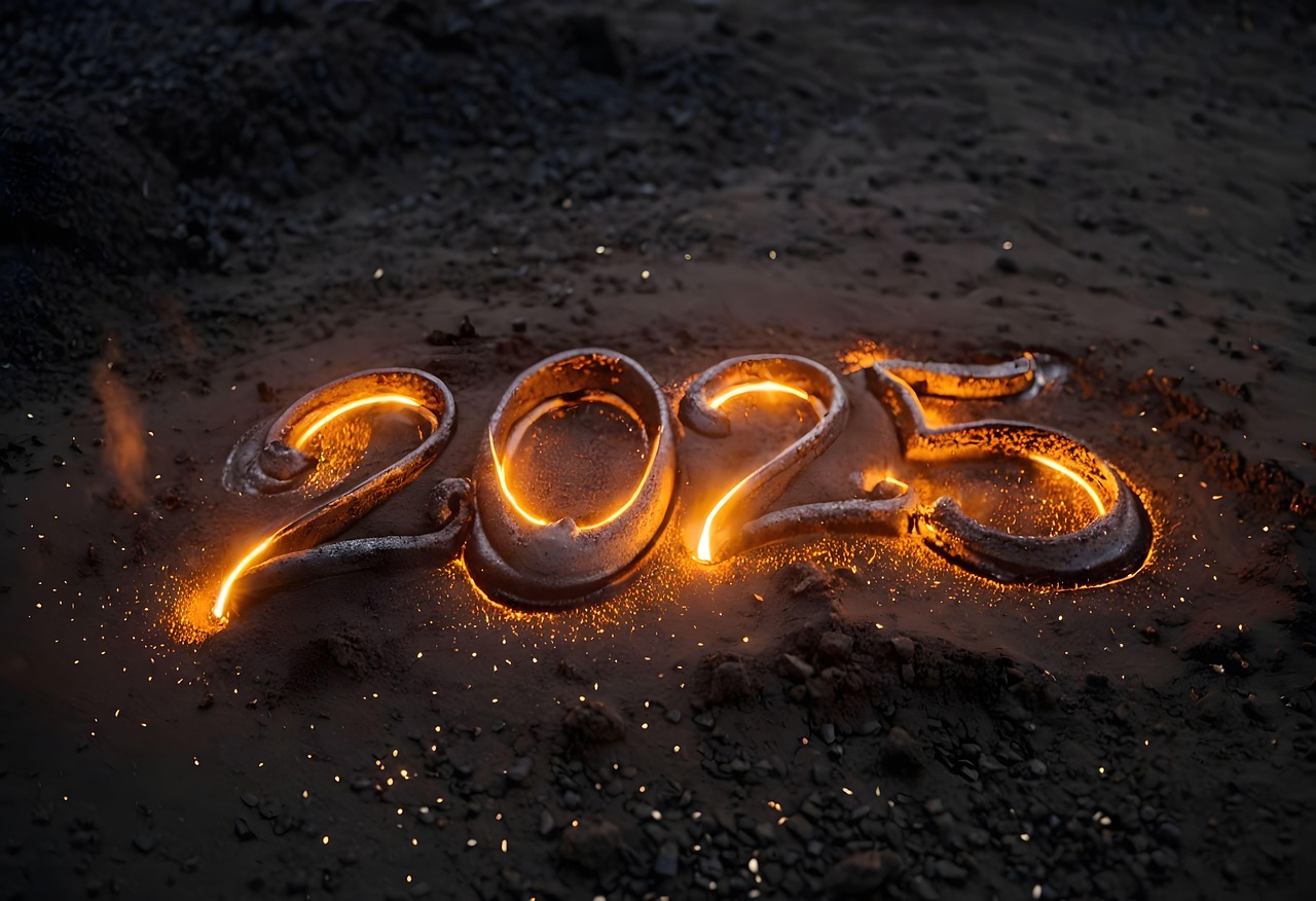 Download New Year'S Day, New Year'S Eve, 2025. Royalty-Free Stock ...