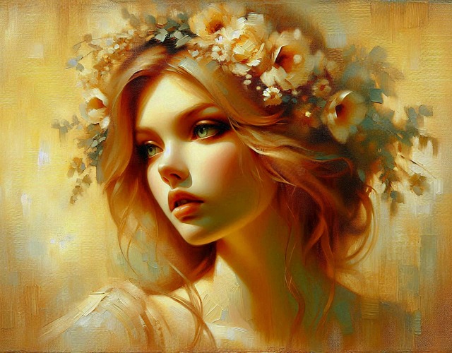 Free ai generated ethereal woman illustration