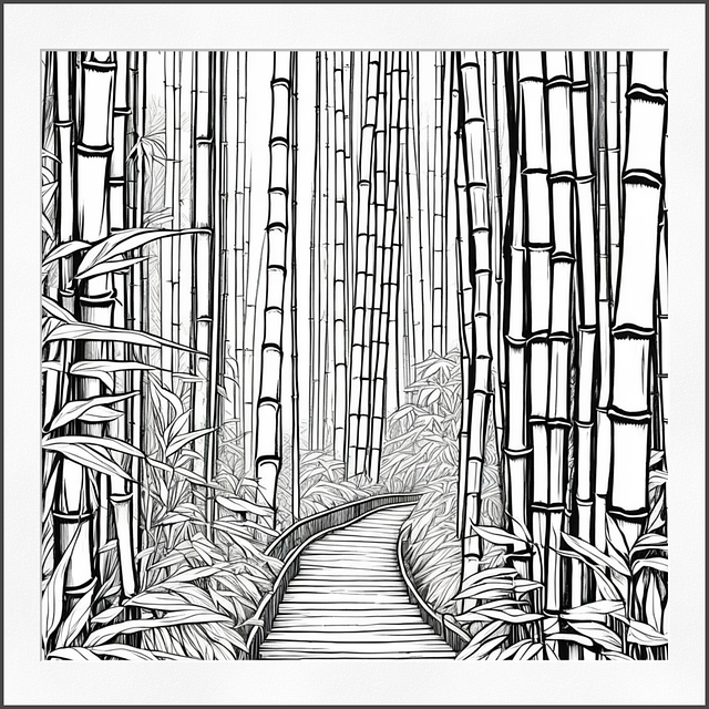 Free Black And White Colouring Book illustration and picture