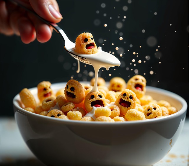 Free ai generated cereal bowl illustration