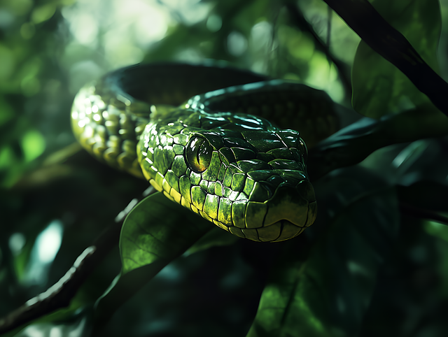 Free snake viper nature illustration
