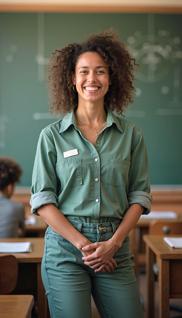 Free ai generated woman teacher illustration