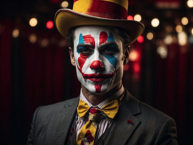 Free ai generated clown funny illustration