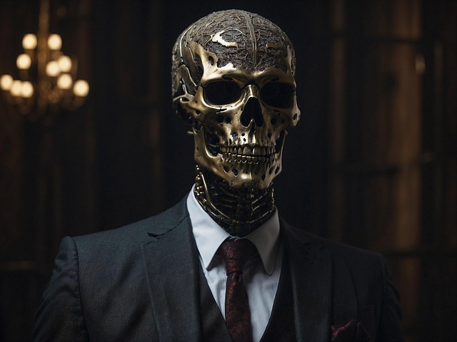 Free ai generated skull skeleton illustration