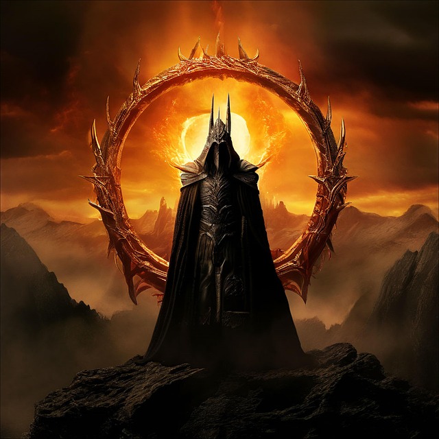 Free ai generated sauron mordor illustration