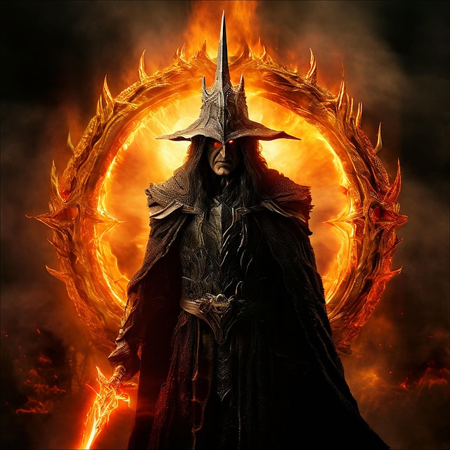 Free ai generated sauron mordor illustration