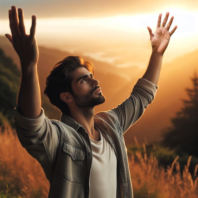 Free ai generated worship praise illustration