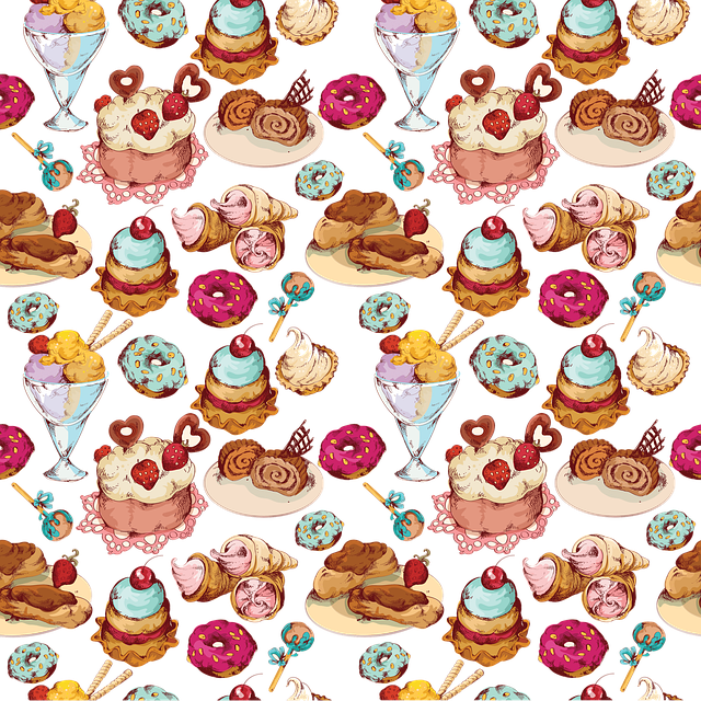 Free dessert cake cupcakes illustration