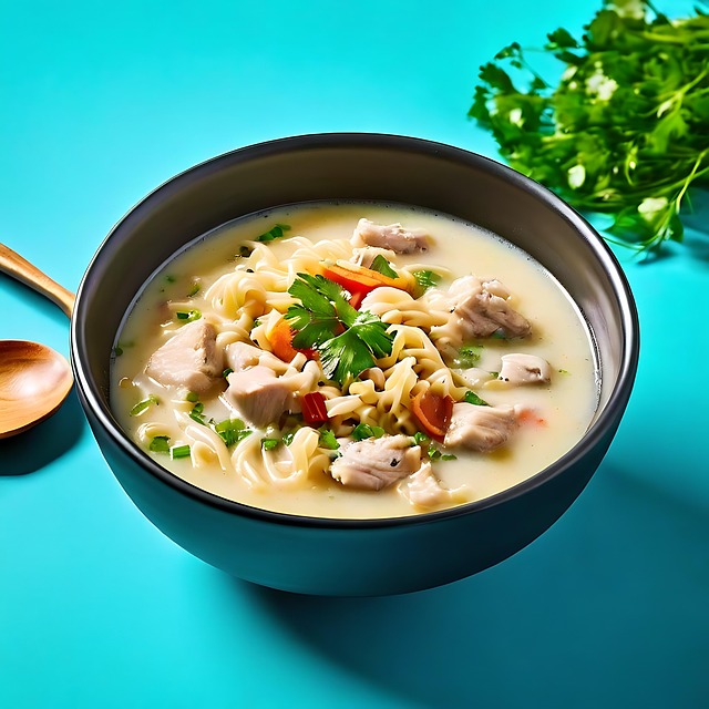 Free ai generated chicken soup illustration