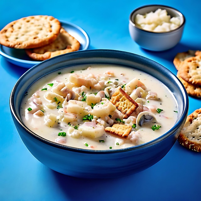 Free Ai Generated Clam Chowder illustration and picture