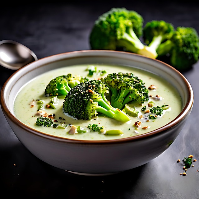 Ai Generiert, Brokkoli, Suppe, Gourmet