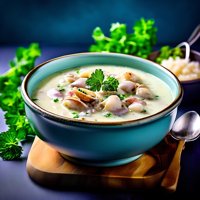 Ai Generiert, Muschelsuppe, Suppe