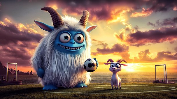 Free Goat Monster illustration and picture