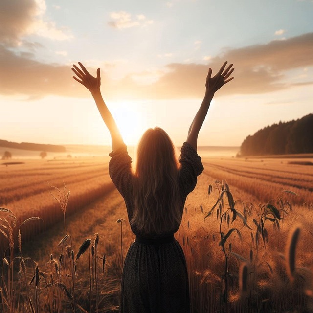 Free ai generated worship nature illustration