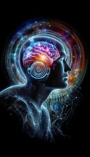 Free ai generated listening music illustration
