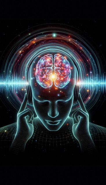 Free ai generated listening music illustration
